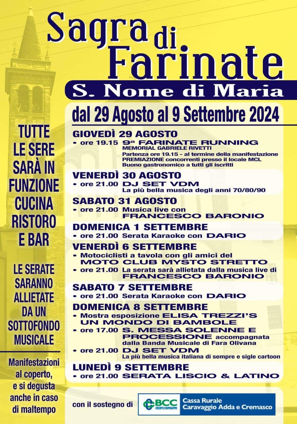 Sagra di Farinate 2024