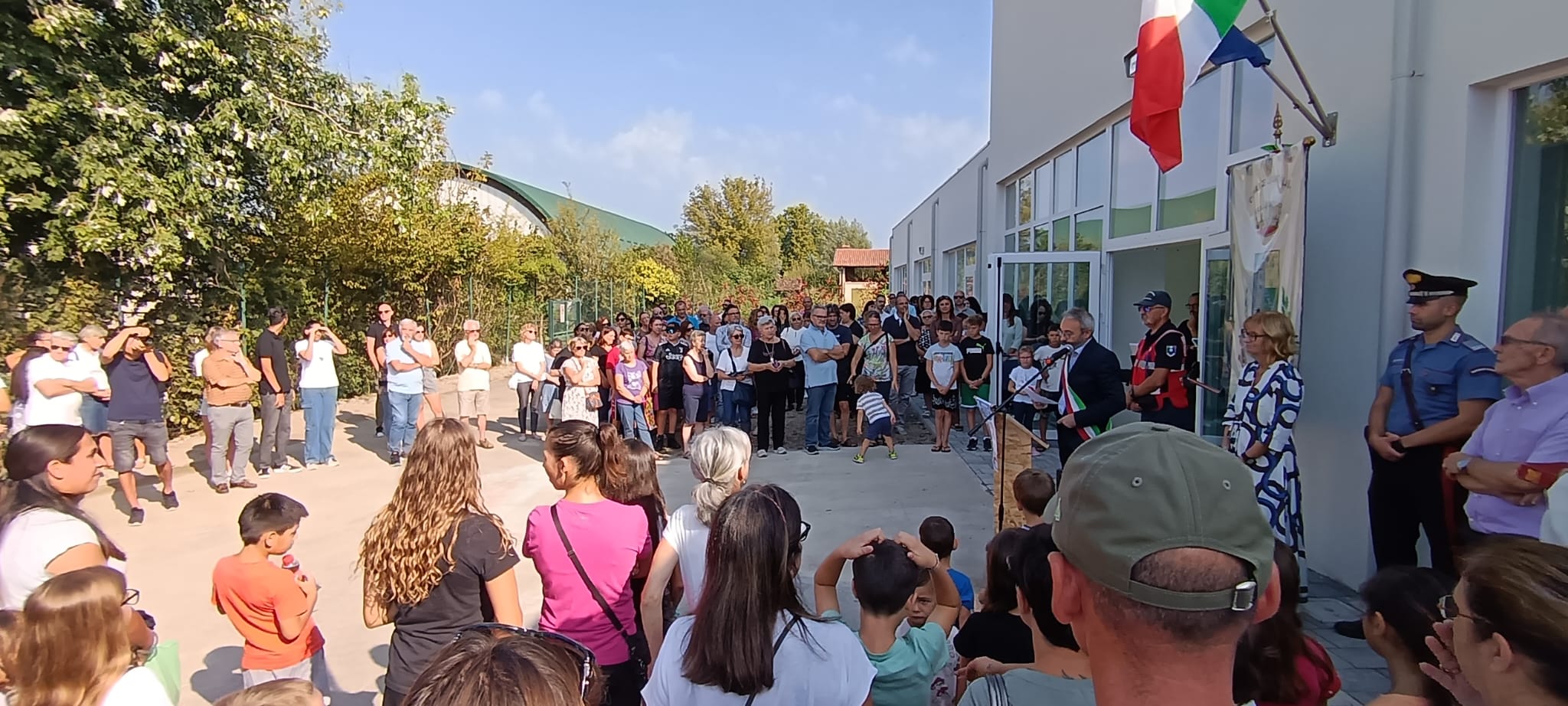 Celebrato l'avvio del nuovo anno scolastico e aperto il nuovo plesso di Capralba